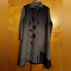 Mini pleated bouncy jacket/dress